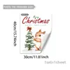 Múltiplos Adesivos de Parede Decorativos de Esquilo com Laço para Árvore de Natal Tema Natalino Decoração de Parede de Fundo para Casa Adesivo de Parede Autoadesivo