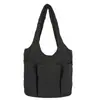 Bolso de Hombro Coreano de Nicho para Mujer 2025 Nueva Moda Versátil Bolso Tote Arrugado Gran Capacidad Multibolsillo Bolso de Axila
