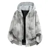 Chaqueta de Cuero PU Nueva Transfronteriza Retro Desgastada Casual Holgada Talla Grande Sudadera de Dos Piezas Falsas Chaqueta de Cuero Ropa de Abrigo Hombre