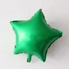 Globo de Película de Aluminio de 18 Pulgadas con Pentagrama para Decoración de Cumpleaños y Bodas, Globo de Película de Aluminio Colorido, Globo de Helio de Papel de Aluminio
