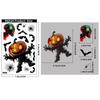 Adesivos de Halloween Transfronteiriços Amazon Abóbora Morcego Fantasma Adesivos Estáticos Atmosfera de Terror Ceifador Adesivos para Vidro