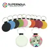Llavero de Transferencia de Calor, Colgante Rectangular en Blanco de PU para Sublimación, Llavero de Transferencia de Calor para Accesorio DIY