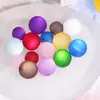 Cuentas redondas rectas de ojo de gato mate al tacto, cuentas de agujero recto, accesorios para pulsera DIY, cadena de teléfono móvil, llavero, cadena de bolso