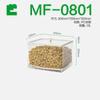 Caja Exhibidora de Alimentos, Caja Sellada para Té de Flores y Nueces, Tarro de Almacenamiento de Plástico Transparente con Tapa, Caja a Prueba de Humedad, Engrosada y Duradera