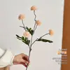 5 flores artificiais de mesa em formato de bolas de pingue-pongue para decoração de casamento, decoração de hotel transfronteiriça, flores artificiais disponíveis para atacado