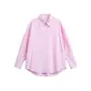 Yidao Roupas Vintage 2026 Outono Nova Marca Tendência Estilo Campus Camisa Listrada Casal Solta Casual Manga Longa