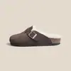 35-43 deseo transfronterizo comercio exterior talla grande 2022 otoño e invierno más zapatos de terciopelo bocken mujeres retro Baotou ropa exterior piel drag