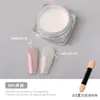 Nuevo arte de uñas polvo de luna rojo popular brillo aurora joyería para uñas plata súper brillante polvo de espejo mágico venta al por mayor transfronteriza