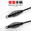 Martillo de Soldadura con Mango de Resorte de Acero Alto Carbono del Fabricante, Alta Dureza, Martillo Especial para Soldador de Doble Cabeza Negro Multifuncional