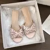 Sandalias Casuales Estilo Francés con Lazo de Lunares Slip-On para Mujer Verano 2026 Cuña Antideslizante Versátiles Chanclas para Exteriores