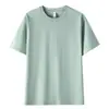 Camiseta Versátil de Algodão Puro Pesado de Verão com Caimento Solto Estilo Coreano para Homens e Mulheres