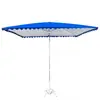 Sombrilla Grande para Exteriores, Sombrilla de Puesto, Sombrilla Rectangular Comercial para Sombra, Impermeable y a Prueba de Sol, Toldo Especial para Uso en Patio