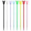 Correa de Silicona de Osito para Llavero DIY Cadena de Cuentas Cordón Colgante para Ropa Bolsa Joyería Hecha a Mano Accesorios para Llavero