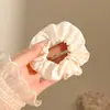 Elástico de Cabelo Floral Pequeno para Rabo de Cavalo Feminino, Corda de Cabelo Estilo Preguiçoso, Scrunchie, Acessório de Cabelo de Luxo, Atacado para Barracas de Cabelo