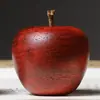 Palo de Rosa Rojo Tallado Manzana Mango Pieza Especificaciones 4.0 4.5 5.0 Decoración para el Hogar Sala de Estar Adornos Venta al por Mayor