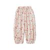 Pantalones Finos de Estampado Completo con Dibujos Animados para Niñas Qiu Duo Meng Verano 2026 Nuevos Pantalones Casuales Sueltos Lindos para Niños