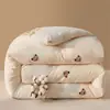 Colcha de algodón 100% grado A para maternidad e infantil, hecha con algodón de Xinjiang, colcha de invierno engrosada, ropa de cama de algodón puro para niños