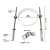 Soporte de Tubería Abrazadera de Tubería de Acero Inoxidable 304 Varilla Roscada de 20 cm Soporte de Tubería de Fijación Ajustable Accesorios para Tuberías Abrazadera de Tubería