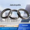 Junta do tubo de escape do carro grafite metal enrolamento pad alta temperatura grafite composto junta silenciador flange junta