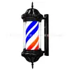 Lámpara de peluquería LED para colgar en la pared exterior 2 Giratoria de barbero para pared Impermeable Salón de peluquería Tienda de peluquería Barbería Caja de luz estilo europeo
