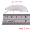 CC50 Mino Luya Isca Corpo de Embrião Pesca de Água Doce Boca de Vaca Pequena Isca Dura Artificial Rocha Gordurosa 5cm 5.6g