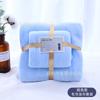 Toalla de baño con diseño de celosía auspiciosa, nueva toalla de forro polar coral con letras, caja de regalo, toalla de baño, regalo de mano, toalla de secado rápido