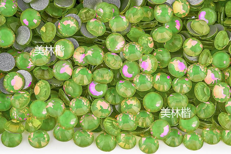 玻璃平底钻美甲钻DIY水钻圆形平底钻贴钻公仔暴力熊 (5).