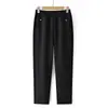 Pantalones para Mamá de Mediana Edad Modelo Primavera/Otoño 2026 Cintura Elástica Pantalones Rectos Holgados Moda para Mujeres de Mediana Edad y Mayores Tallas Grandes Pantalones Casuales