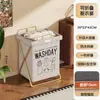 Cesta de Lavandería Plegable de Alto Valor y Gran Capacidad para el Hogar con Tapa para Almacenamiento de Ropa Sucia Cesta de Baño Ducha Cesta de Lavado