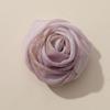 Horquilla de flores de malla multicapa hecha a mano, estilo chino, retro, estilo Hong Kong, rosa de seda, accesorios para el cabello