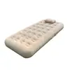 Colchón Inflable Automático Jr-5066 de una Sola Capa para Uso Doméstico Individual, Colchón de Aire Individual para Acampar al Aire Libre, Plegable y Portátil