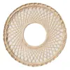 Maquillaje y Estilo Diosa de las Flores Sombrero Tejido de Bambú, Sombrero de Paja, Sombrero con Velos, Accesorios Hanfu de Diosa de las Flores, Pequeños Accesorios Hechos a Mano Estilo Tang para Fotos para Mujeres