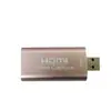 Placa de captura de vídeo HDMI para USB 2.0 1080P suporta gravador de vídeo de alta definição 30Hz dispositivo de captura de jogos ouro