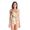 Novo Maiô Personalizado Estampado da Amazon, Maiô para Fontes Termais com Corte Justo, Maiô Feminino sem Costas para Resort de Fontes Termais