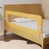Barandillas de cuna, barandillas de cama para bebé, barandillas de seguridad para bebé, lateral plegable, conveniente para niños, operación a un solo lado.