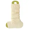 Calcetines tobilleros sencillos de otoño e invierno, cubrebotas de nieve, color liso, versátiles, cubrecalcetines para capas, estilo JK, cálidos, calentadores de piernas de rayas verticales, para mujer