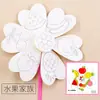Moinho de Vento de Pintura em Branco Infantil Feito à Mão DIY Grafite Jardim de Infância Educacional Colorir Arte Pacote de Material de Produção Criativa