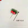 Agujas de Pino Artificiales, Bayas Navideñas, Bayas Rojas de Espuma, Piñas Naturales, Bayas Rojas Artificiales, Decoración para el Hogar, Exclusivamente para Suministro Transfronterizo