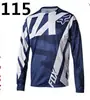 Ropa Nueva para Ciclismo Verano Hombres Ropa para Reducir la Velocidad Ropa para Ciclismo de Motocicleta Todoterreno Absorbente de Sudor y Transpirable de Manga Larga Ropa para Ciclismo Fox