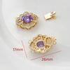 Cobre chapeado real ouro cor preservação acessórios Stick Buckle Buckle Buckle Buckle Pearl Jewelry Connection Buckle Diy Bracelet Colar End
