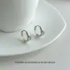 Brincos de gota minimalistas coloridos com zircônia oval e esmalte, versáteis, requintados, modernos, luxo leve, brincos de nicho femininos