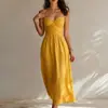 2026 Verano Europeo y Americano TK Estación Independiente Transfronterizo Plisado Nuevo Sin Tirantes Sexy Vestido