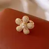 Anel Aberto Flor de Zircônia Europeu e Americano Transfronteiriço Nicho Alto Padrão Anel para Dedo Indicador Moda Exquisito Personalizado Joia de Mão Atacado