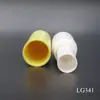 Nuevo Producto al por Mayor Tubo Giratorio para Bálsamo Labial Redondo de Plástico ABS Tubo de Cera para Labios Tubo Vacío para Bálsamo Labial