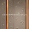Paneles de Pared Rígidos con Relieve de Línea Tridimensional Transfronterizos para Paredes de Fondo, Sala de Estar de Hotel, Cabecera de Cama de Sofá, Dormitorio, Paneles de Pared con Forma de Diamante Suaves