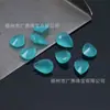 Atacado do fabricante vidro em forma de pera 2*3-13*18mm vidro em forma de gota cor branca cabochão de fundo pontudo pedras soltas