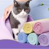 Toalla de PVA para Baño de Mascotas, Secado Rápido Absorbente, Barril Liso, Imitación de Piel de Ciervo, Suave y Amigable con la Piel, Sin Pelusa, para Perro y Gato