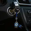 Colgante de Serie Ojo de Diablo Transfronterizo Europeo y Americano Colgante de Llavero de Joyería de Animales Ojo de Hueso con Goteo de Aceite Accesorios de Aleación para Mujeres