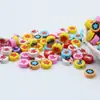 Kit de Materiales para Collar de Rodajas de Arcilla Blanda de Colores Cara Sonriente Pata de Gato Manualidades de Arcilla Blanda Pulido Pulsera de Abalorios DIY