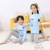 Pijama Infantil para Primavera, Outono e Inverno, Algodão Puro, Roupa Íntima para Meninos e Meninas, Roupas de Outono e Conjuntos de Calça Longa para Meninos, Roupas de Casa Infantis de Manga Longa